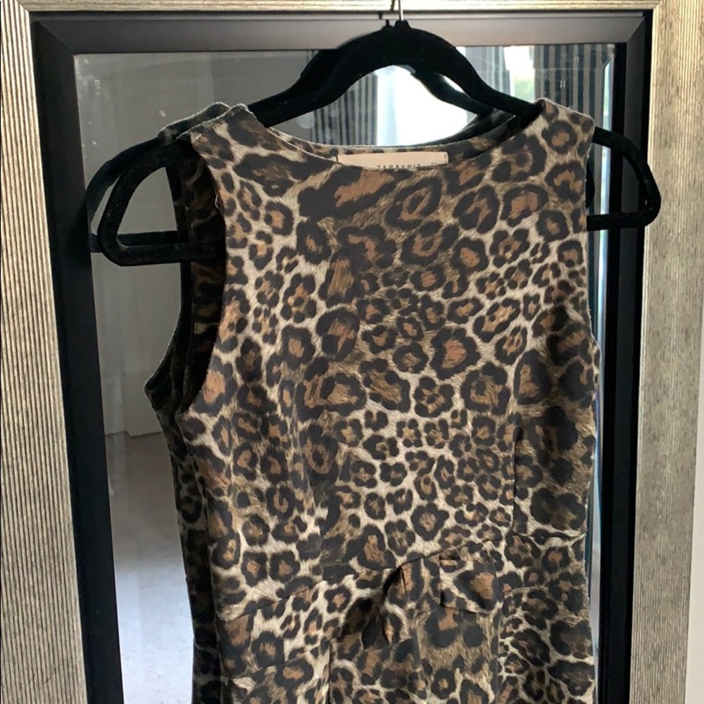 ZARAKNIT leopard dress